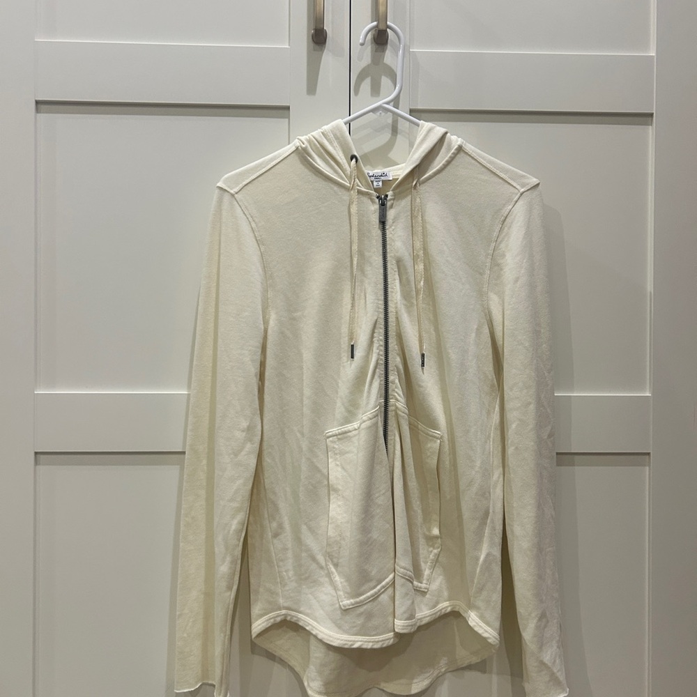 Splendid Cream Hoodie Sweatshirt